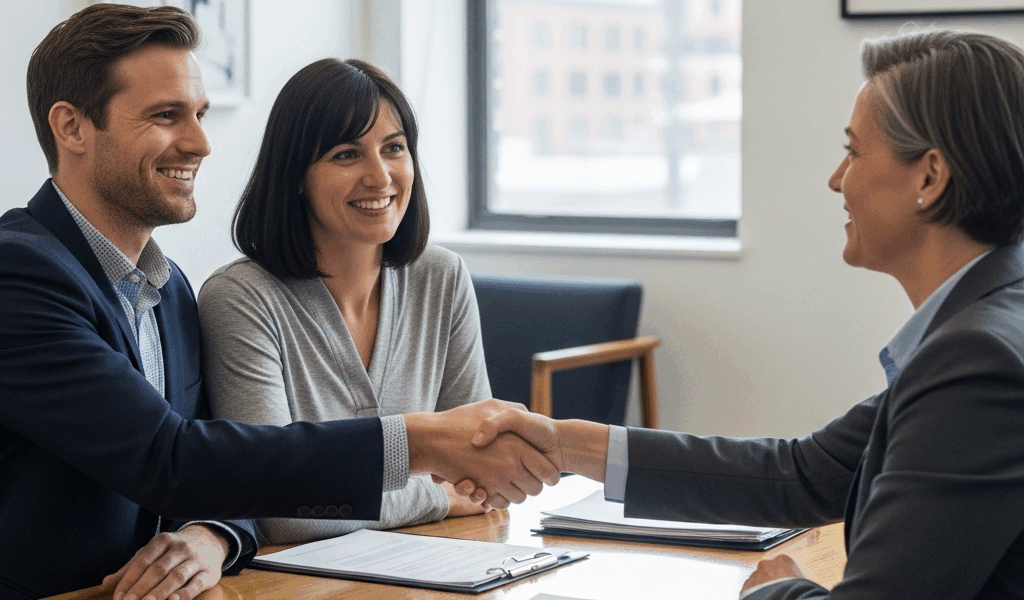 couple meeting with financial advisor in a modern bank offic 20260331 083139