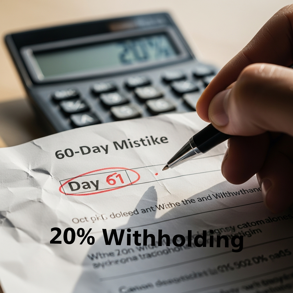 The 60-Day Mistake That Triggers 20% Withholding
